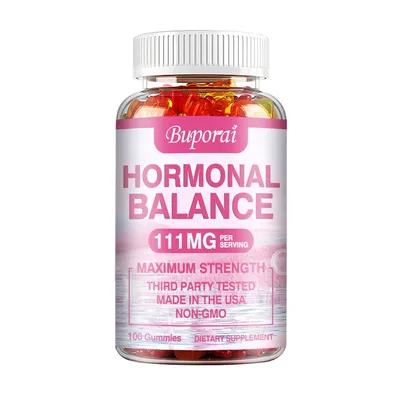Immagine prodotto di Equilibrio ormonale 111 mg (120 capsule) integratore alimentare, donne, mestruazioni, umore, calore, flatulenza, PMS