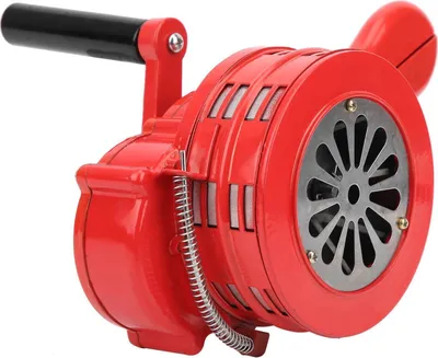 Immagine prodotto di Sirena a manovella - Dispositivo di allarme manuale portatile, 120 dB, ideale per le scuole