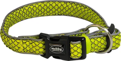 Image de Nobby Collier Mesh Air jaune, taille : L-XL / largeur : 32 mm