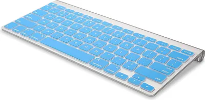 Produktbild von Tastaturschutzhülle für ältere MacBook Pro 13, 15 und 17 Zoll sowie MacBook Air 13 Zoll, iMac Wireless Keyboard, Apple Computerzubehör: Silikon-Tastaturschutzhülle
