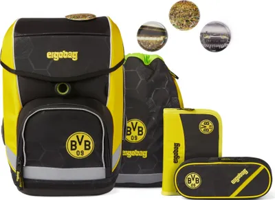 Produktbild von Ergobag Schulranzen Set 5tlg. Cubo (2021) Borussia Dortmund