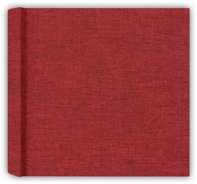 Produktbild von ZEP Fotoalbum mit Pergaminseiten – Leineneinband Nevada Rot 31×31 cm