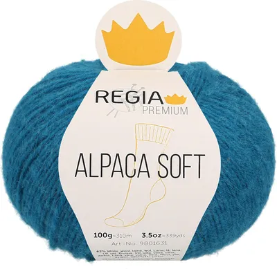 Produktbild von Schachenmayr REGIA Premium Alpaca Soft, 100g Petrol Handstrickgarne