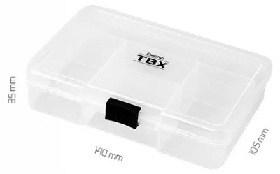 Image de DELPHIN TBX One 140-5P Clip, boîte à leurres, 14 x 10,5 x 3 cm, transparente, 101000499