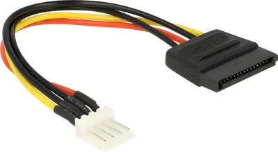 Obrázek produktu pro DELOCK Stromkabel SATA 15Pin -> Floppy 4Pin St/St 0,15m