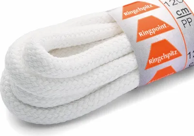 Produktbild von RINGELSPITZ - Rund Extra Dick Schnürsenkel – Maximale Stabilität - 90 cm, weiß