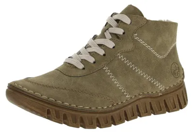 Immagine prodotto di Stivaletti da donna Rieker, foderati, color beige, modello 57520-20
