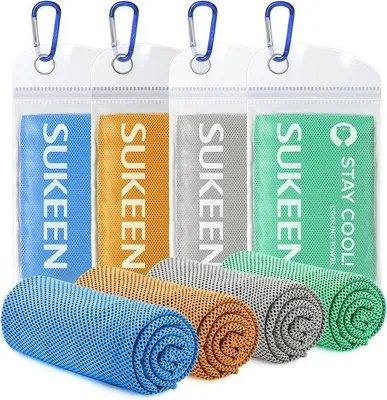 Produktbild von Famanu Kühlhandtuch Mikrofaser - für Nacken und Gesicht, ideal für Sport und Reisen