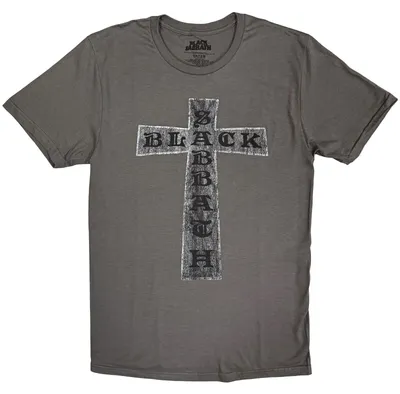 Produktbild von Black Sabbath Cross Charcoal Grey XL T-Shirt