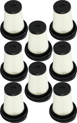 Produktbild von vhbw 8x Flachfaltenfilter kompatibel mit Arcelik 8835641100, K 6120 Handstaubsauger, Staubsauger