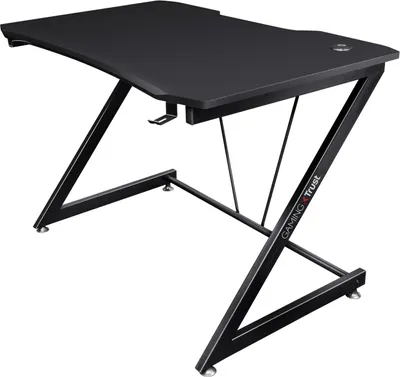 Zdjęcie produktu dla Trust GXT 711X Dominus, Prosty, Kształt prostokątny, MDF, Stal, Gaming, Poliuretan (PU)