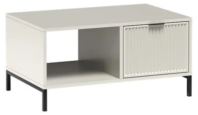 Produktbild von Masseno Couchtisch ZIGO 90 cm Kaffetisch für Wohnzimmer Sofatisch Wohnzimmertisch Kaschmir