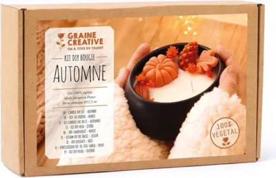 Image de Kit DIY Bougie automne