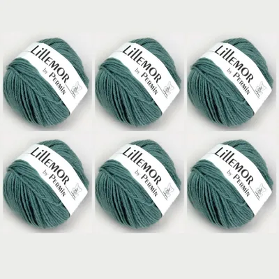 Produktbild von 6x Lillemor by Permin – -Wolle für Baby, Kinder & Erwachsene (08 patina)