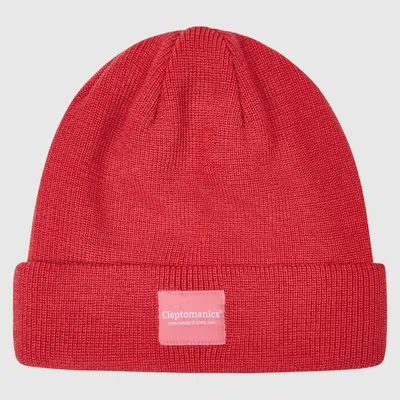 Produktbild von Cleptomanicx Beanie "Mono Color" Hot Coral