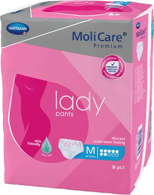 Image de Hartmann Molicare Premium Lady Pants 7 gouttes Medium - 1 paquet de 8 protections