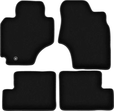 Immagine prodotto di Tappetini in velluto per Toyota RAV4 II (2000-2003, SUV 5 porte) neri, set 4 pz, con fissaggi
