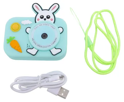 Image de Petit appareil photo numérique, autofocus, écran anti-lumière bleue de 2 pouces, 1080p, portable, avec musique et jeux, pour une utilisation à vie, vert