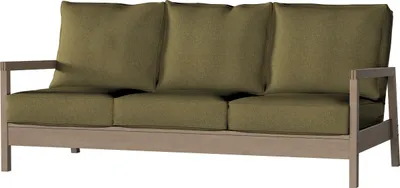 Produktbild von Dekoria Bezug für Lillberg 3-Sitzer Sofa, olivgrün, Sofahusse, Lillberg 3-Sitzer