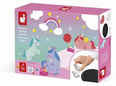 Image de Janod Unicorn stampinoo - 15 tampons
