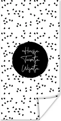 Produktbild von MuchoWow® Poster Zitate - Cottage. Garten. Wein. - Wein - Text 80x160 cm - Kinderzimmer