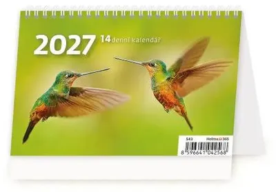 Zdjęcie produktu dla Planer MINI, kalendarz na 14 dni, rok 2027 (S43-27)