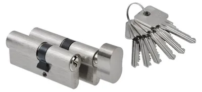 Produktbild von B-Harko H6 Schließzylinder Set 30/40+30g/40 mm nickel satiniert 6-stiftig