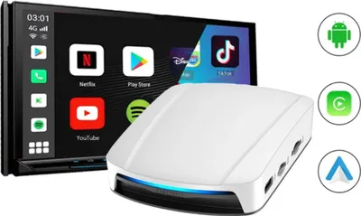 Produktbild von CarlinKit T-BOX UHD CPC-200-Tbox 8/128 GB SIM Mini HDMI USB-C Android 13 Apple Carplay Android Auto