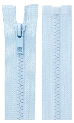 Produktbild von 1 Reißverschluss Kunststoffprofil 5mm 60cm teilbar Profilreißverschluss Autolock, Farbwahl,pastellblau