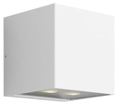 Immagine prodotto di Lampada da Parete Forward 2 Luci Asimmetrica IP54 in Alluminio Bianco, LED 10.5W 3000K, Ottica Direzionata per Illuminazione Architetturale Esterna