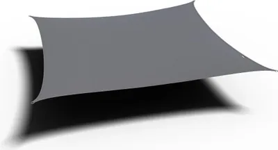 Produktbild von Dreamsail Sonnensegel Quadrat, grau Bezug aus 220g/m² Polyester, Polyurethanbeschichtet, 400 cm Quadrat