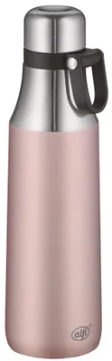Produktbild von alfi Isolier-Trinkflasche City Loop, Edelstahl rosé 0,7 l, Thermosflasche hält 12 Stunden heiß oder 24 Stunden kalt, bruchfest, absolut dicht  - 5537.284.070