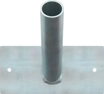 Produktbild von Möbel Flaggenhalter für 1 Flagge zur Wandmontage - Silber, Edelstahl - TV Halterungen 4106549