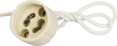 Image de GU10 Socle 230V, Monture, Anschlussockel, Base de Céramique pour 230 Volt Avec K