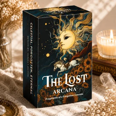 Productafbeelding van The lost arcana tarot deck 78 kaarten met reisgids
