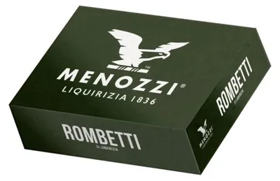 Produktbild von Rombetti, Lakritz-Rauten mit Anis, 1000 g, Menozzi de Rosa 1836