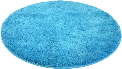 Produktbild von Mikrofaser-Badematte 90 cm rund,  Tuerkis 90cm