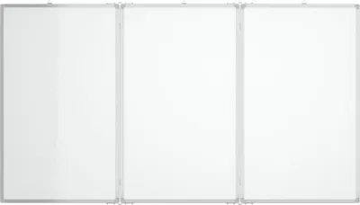 Produktbild von Hochwertigen Möbel Magnettafeln & Whiteboards -  Magnetisches Whiteboard Klappbar 180x80x1,7cm Aluminium NEU4967498