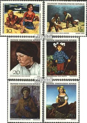 Produktbild von Briefmarken DDR 1968 Mi 1393-1398 (kompl.Ausgabe) gestempelt Staatliche Kunstsammlungen Dresden