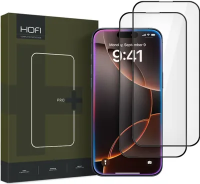 Obrázok produktu pre Sklo Hartowane Hofi Glass Pro+ 2-Pack Iphone 16 Pro Black
