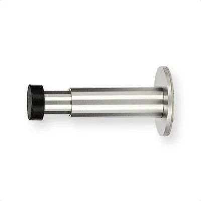 Immagine prodotto di Fermaporta in acciaio inox - autoadesivo - 90-130 mm - nero e grigio