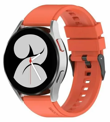 Produktbild von By Qubix passend für Garmin Approach S12 / S40 / S42 - Silikon-Schnallenarmband - Orange