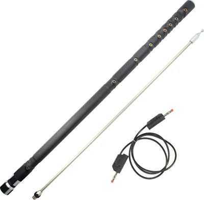Produktbild von Multiband HF Mobil-Autoantenne für Amateurfunk und CB | abstimmbar| 3,5–50 MHz - 80 | 60 | 40 | 30 | 20 | 17 | 15 | 12 | 11 CB | 10 | 6 m Band, 130 cm | PL259 | 50 Ohm
