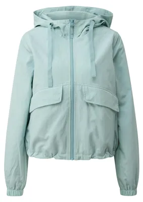 Produktbild von s.Oliver Outdoor-Jacke sportiv Regular Fit kurze Länge mit Kapuze und Reißverschluss