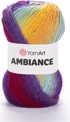 Produktbild von YarnArt Ambiance 154, Bunte Wolle 80%.Polyacryl/20% Wolle, 250m/100g, perfekt für Herbst/Winter-Projekte