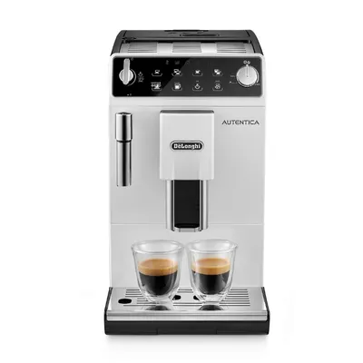 Produktbild von De'Longhi Autentica ETAM 29.513.WB Kaffeevollautomat mit Cappuccino-Dampfdüse, 15 bar, weiß