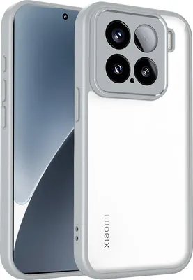 Obrázek produktu pro Pouzdro pro Xiaomi 15 průhledný zadní kryt s TPU rámečkem, odolné proti nárazům Šedá