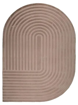 Zdjęcie produktu dla Dywan nieregularny - Flowy Arch Taupe