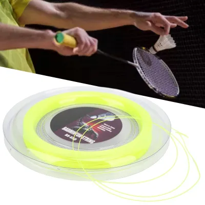 Produktbild von Badminton-Schläger-Saite, 0,72 mm, 200 m, fluoreszierend gelb