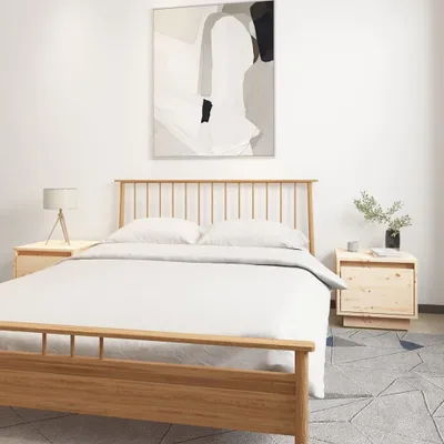 Produktbild von vidaXL Nachttische 2 Stk. 35x34x32 cm Massivholz Kiefer